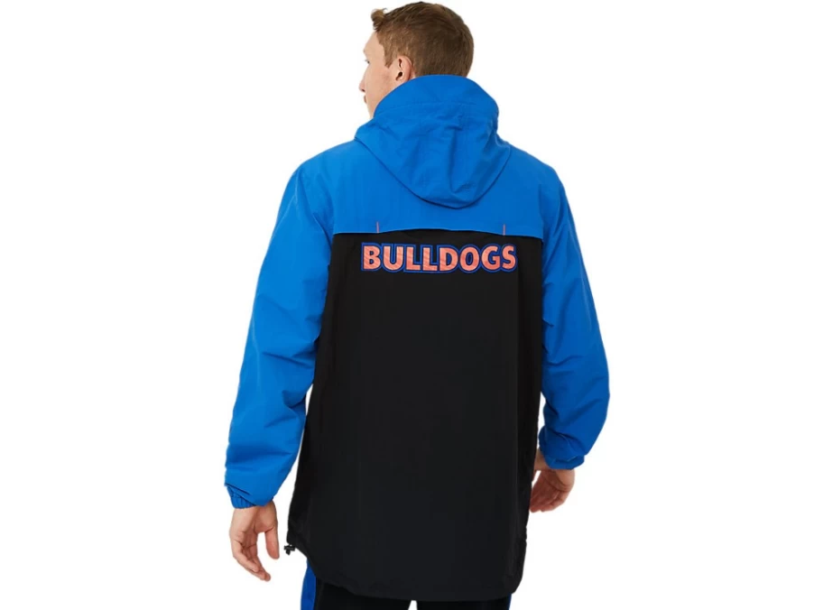 ASICS Mens Electric Blue Western Bulldogs Anorak Jacket