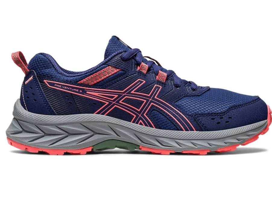 ASICS Kids Gel-Venture 9 GS Running Shoes - Indigo Blue/Papaya