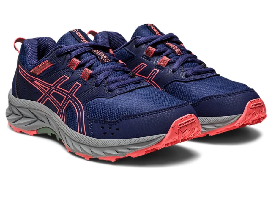 ASICS Kids Gel-Venture 9 GS Running Shoes - Indigo Blue/Papaya