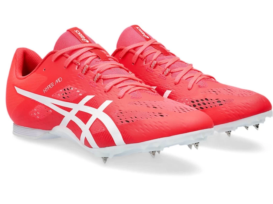 ASICS Hyper MD 8 Men's Running Shoes in Diva Pink/White - Lightweight & Responsive