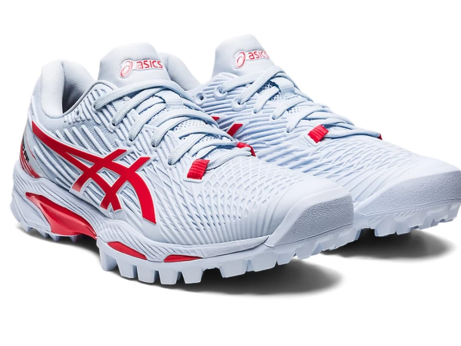 ASICS Women's Field Speed FF Running Shoes - Soft Sky/Red Alert
