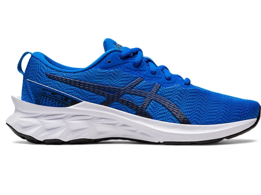 ASICS Kids Novablast 2 GS Running Shoes - Electric Blue/Deep Ocean