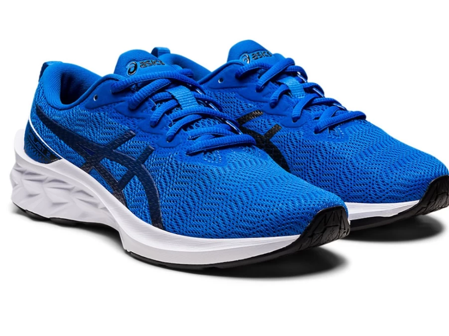 ASICS Kids Novablast 2 GS Running Shoes - Electric Blue/Deep Ocean