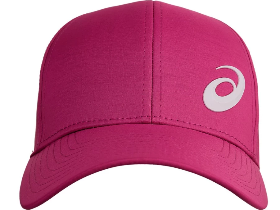 ASICS Women's Fuchsia Red Microfiber Cap - Lightweight Running Hat