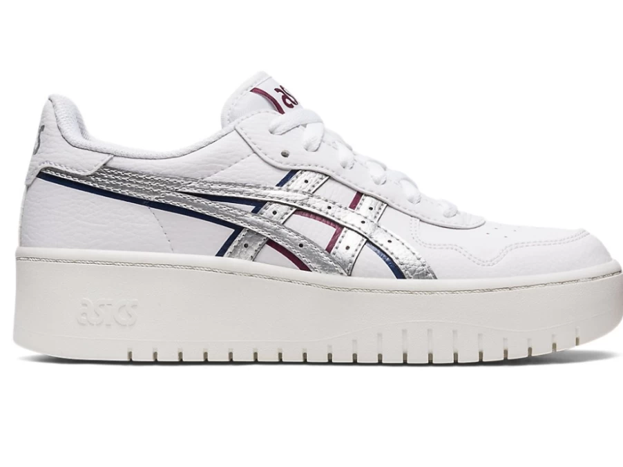 ASICS Women's S Platform Sneakers in White/Pure Silver - Japan Inspired Design