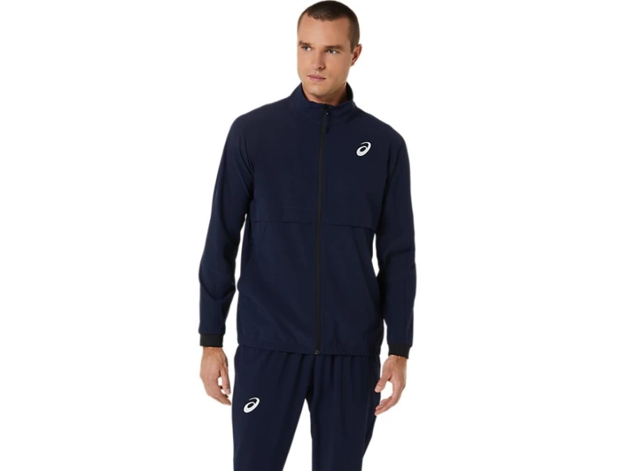 ASICS Men's Midnight Match Jacket - Lightweight Performance Tennis Coat