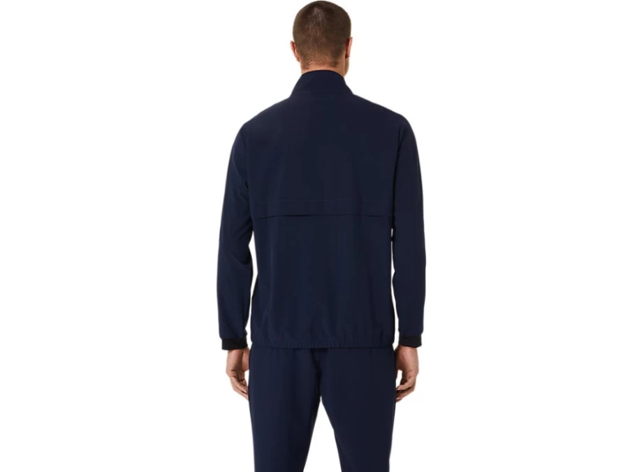 ASICS Men's Midnight Match Jacket - Lightweight Performance Tennis Coat