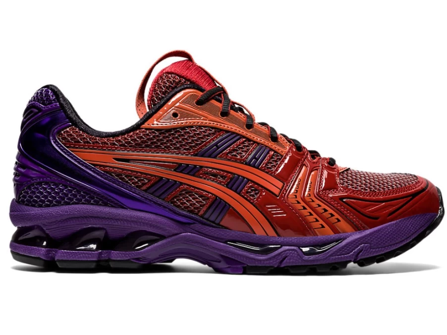 ASICS Gel-Kayano 14 UB1-S Running Shoes for Men in Classic Red/ASICS Blue