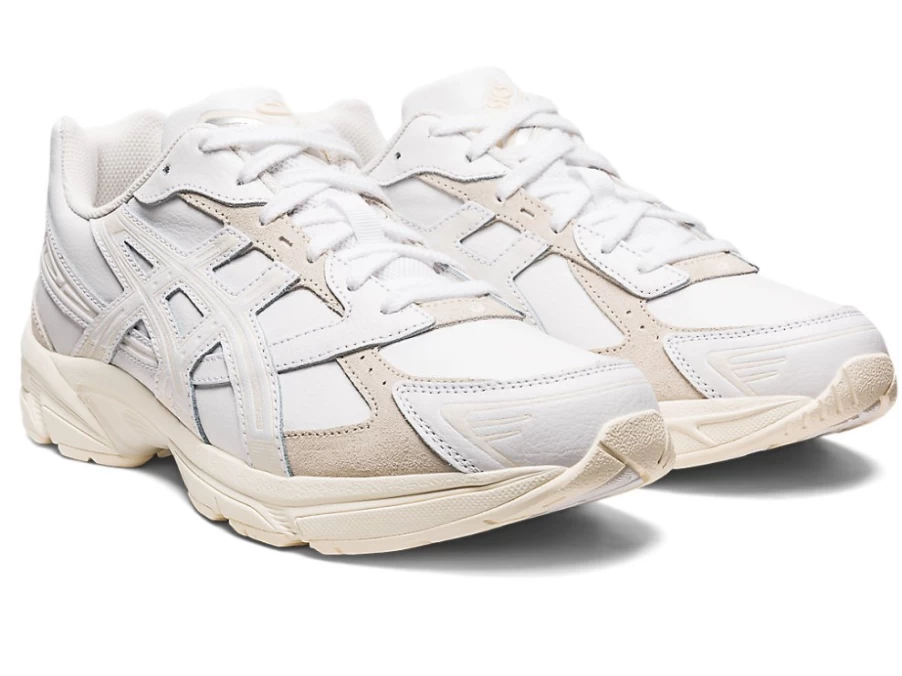 ASICS Gel-1130 Men's Running Shoes in White/Cream - Lightweight Cushioned Sneakers