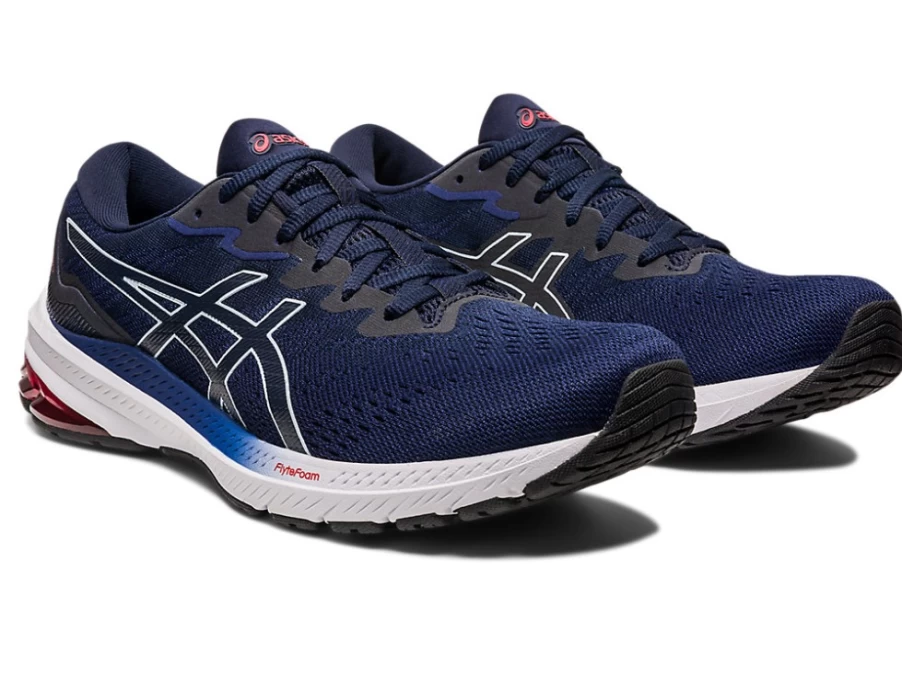 ASICS GT-1000 11 (2E Wide) Men's Running Shoes - Indigo Blue/Midnight