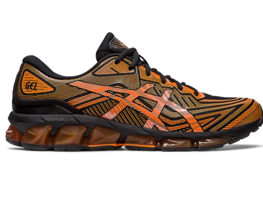 ASICS Gel-Quantum 360 VII Men's Running Shoes - Black/Habanero