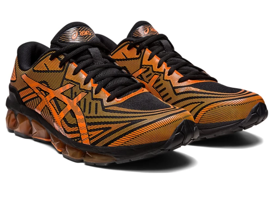 ASICS Gel-Quantum 360 VII Men's Running Shoes - Black/Habanero