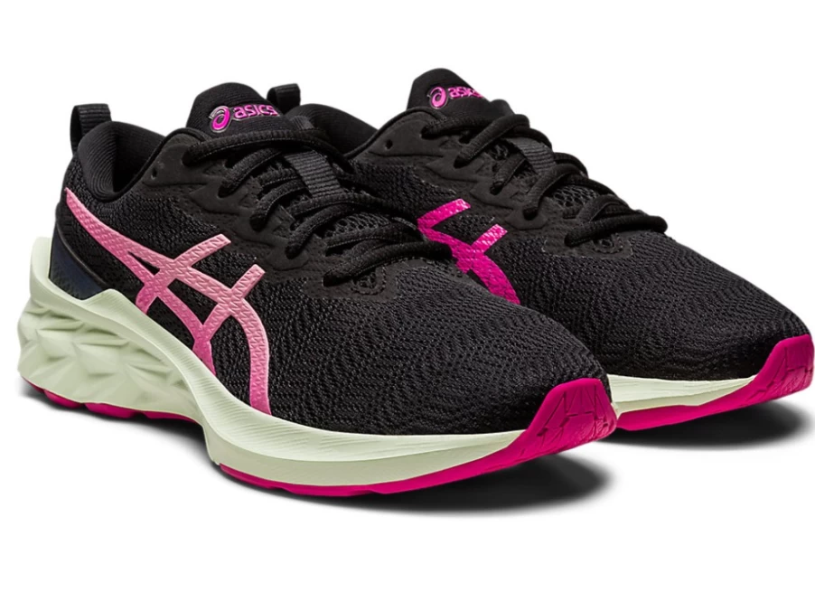 ASICS Kids Novablast 2 GS Running Shoes - Black/Fruit Punch