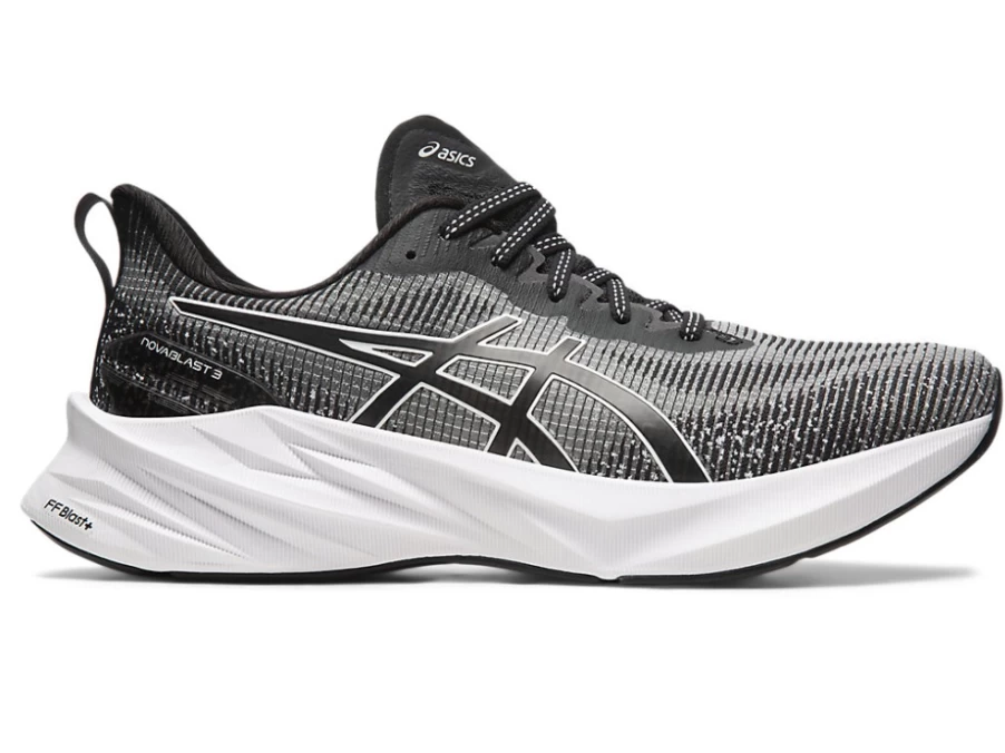 ASICS Novablast 3 LE Men's Running Shoes - Black/White | Lightweight & Responsive