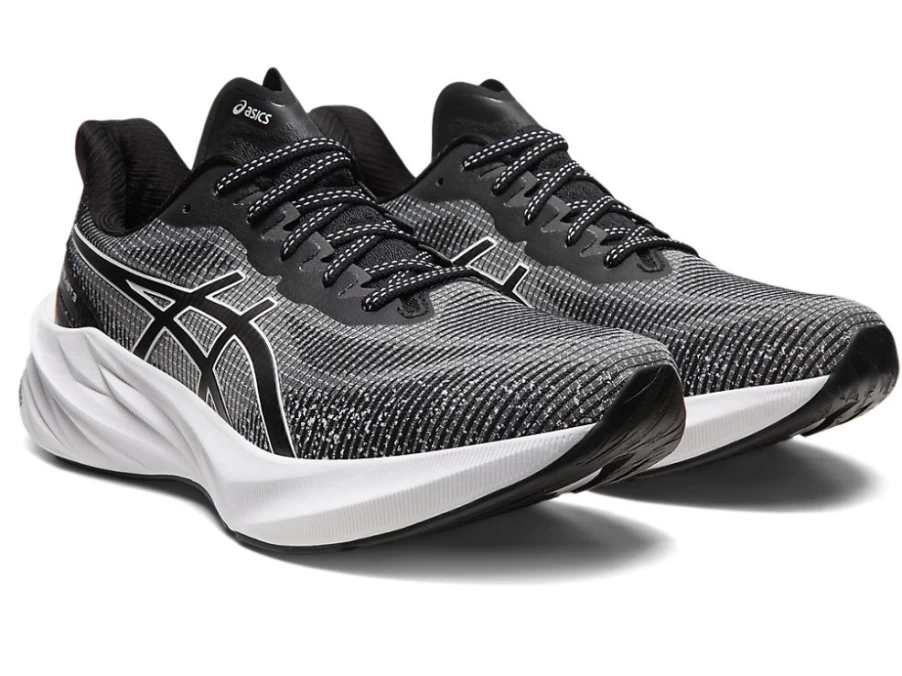 ASICS Novablast 3 LE Men's Running Shoes - Black/White | Lightweight & Responsive