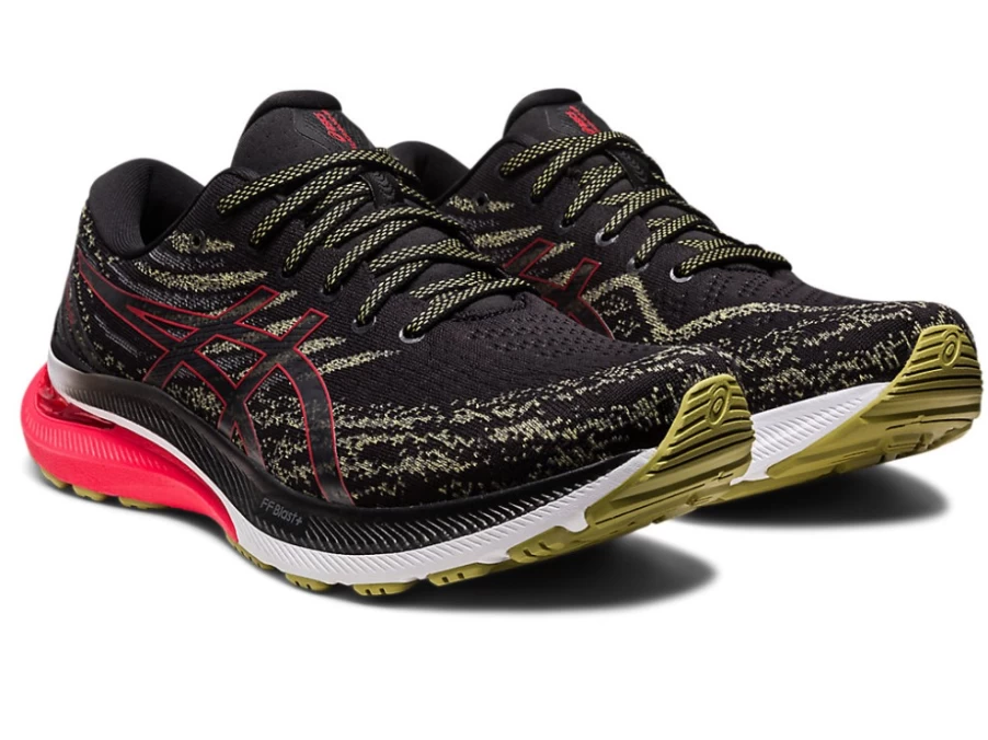 ASICS Gel-Kayano 29 Men's Running Shoes - Black/Electric Red