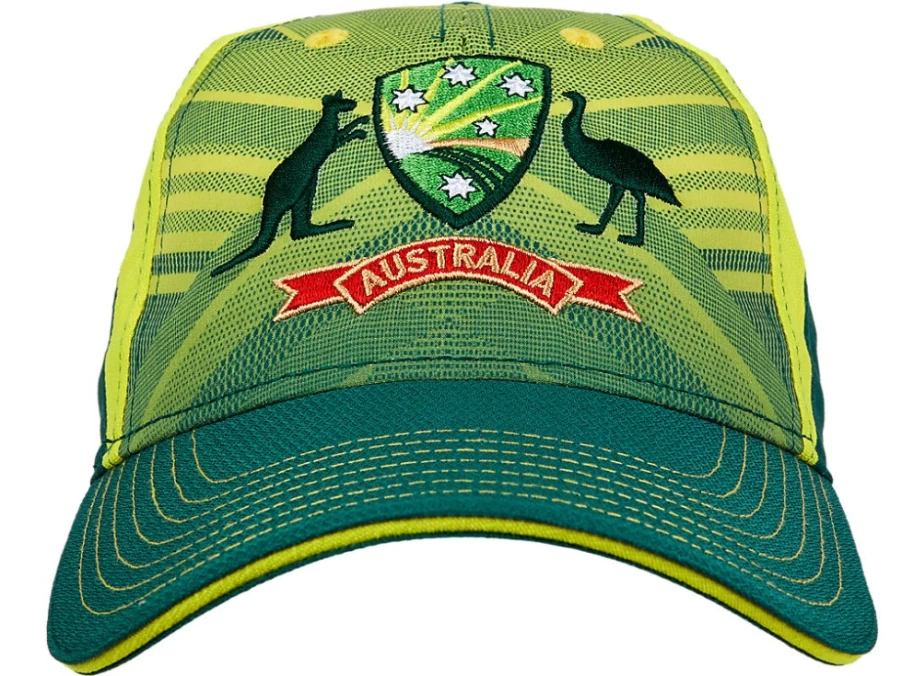 ASICS Men's Green Cricket Australia Replica ODI Cap