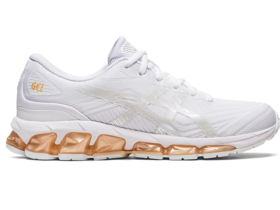 ASICS Women's Gel-Quantum 360 VII Running Shoes - White/Champagne