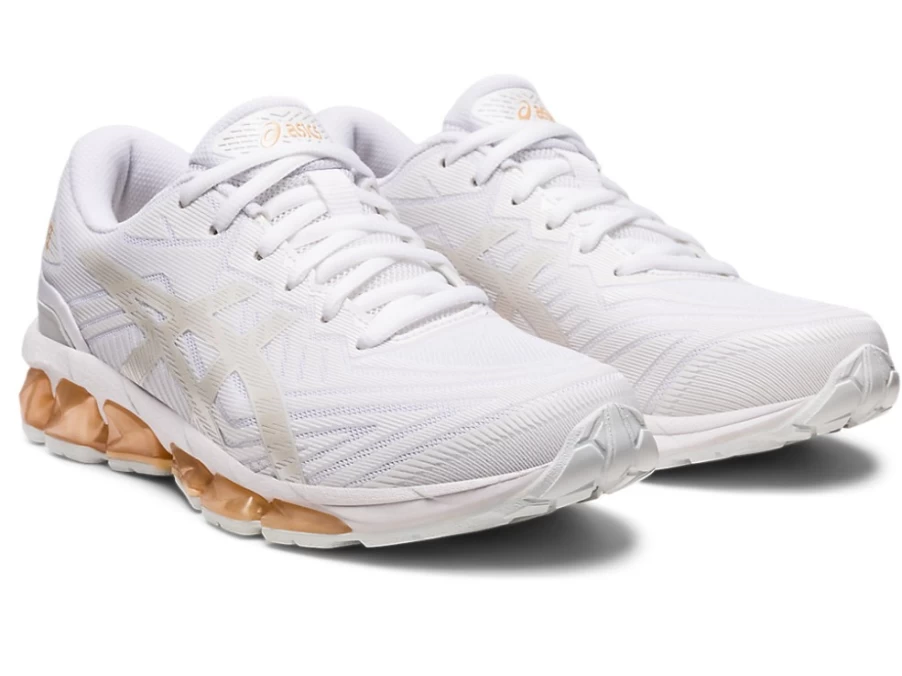 ASICS Women's Gel-Quantum 360 VII Running Shoes - White/Champagne