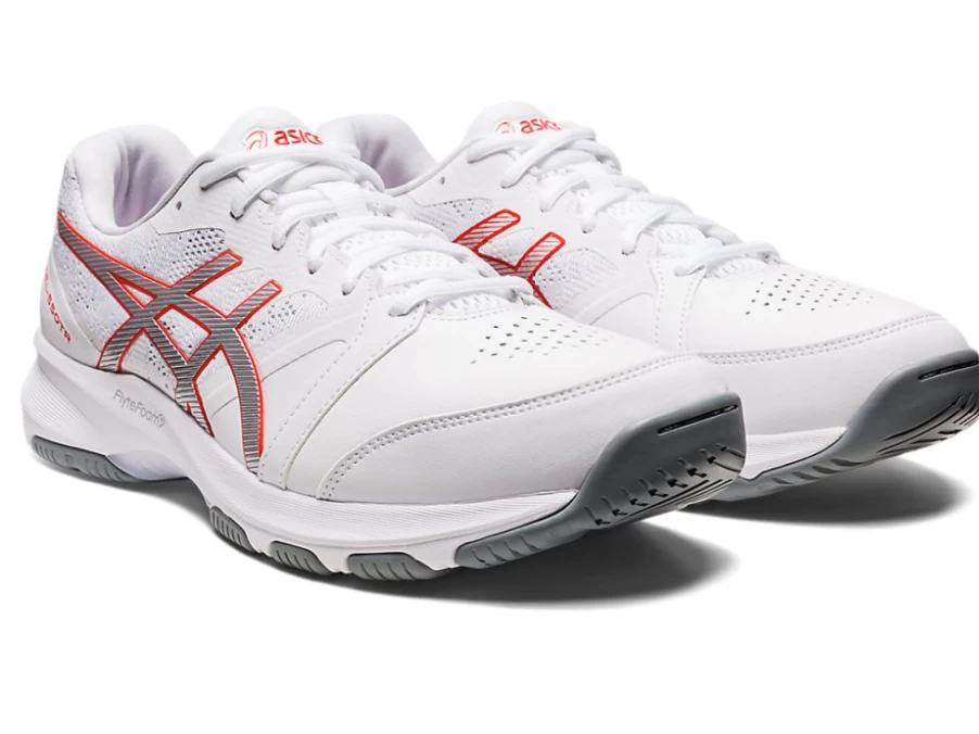 ASICS Gel-550Tr (2E Wide) Men's Running Shoes in White/Cherry Tomato