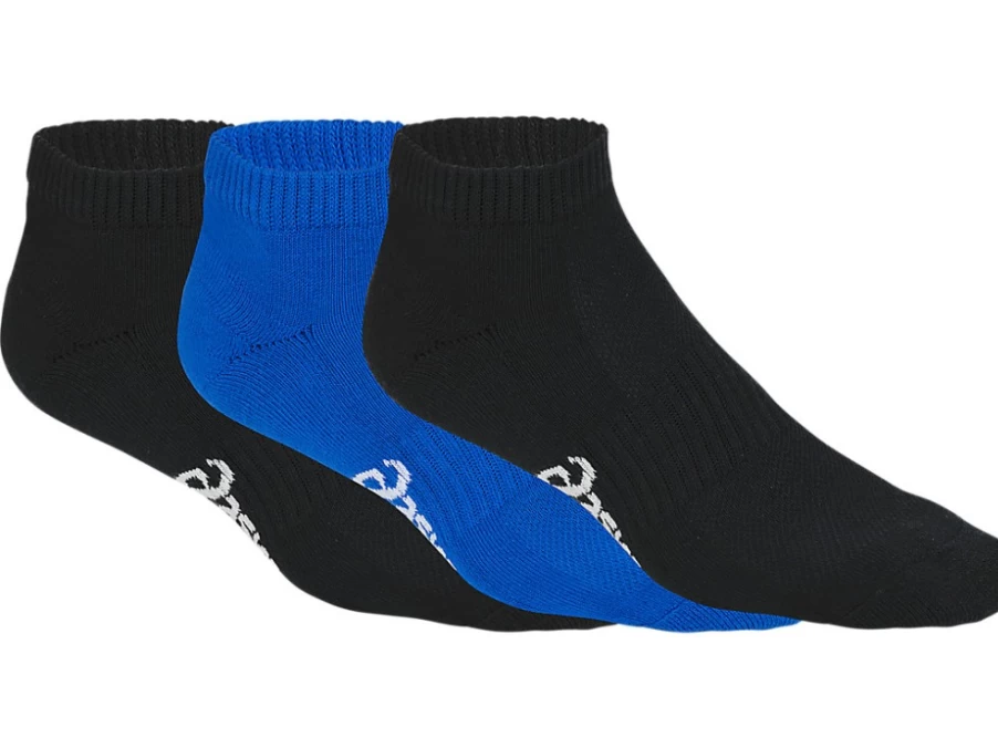 ASICS Men's Pace Low Sock 3-Pack - Asics Blue/Performance Black Athletic Socks