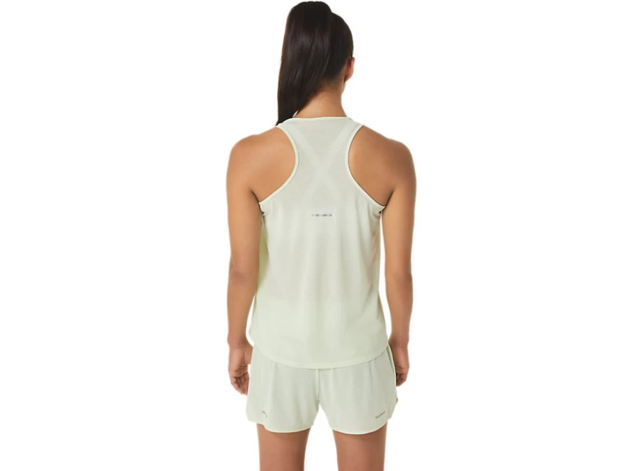 ASICS Women's Lite-Show Tank Top in Whisper Green - Lightweight Running Shirt