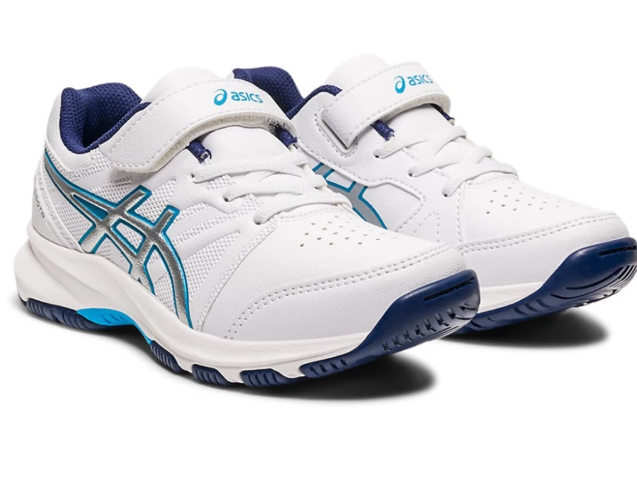 ASICS Kids Gel-550Tr Ps Sneakers in White/Island Blue - Lightweight Running Shoes for Children