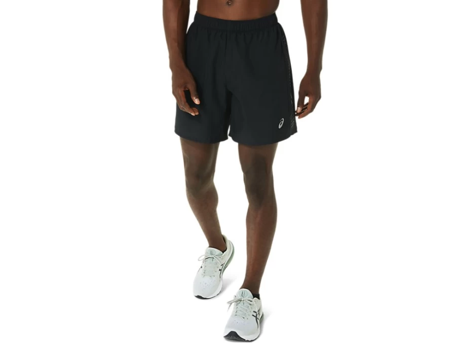 ASICS Men's Icon Short in Performance Black/Carrier Grey - Lightweight Running Shorts