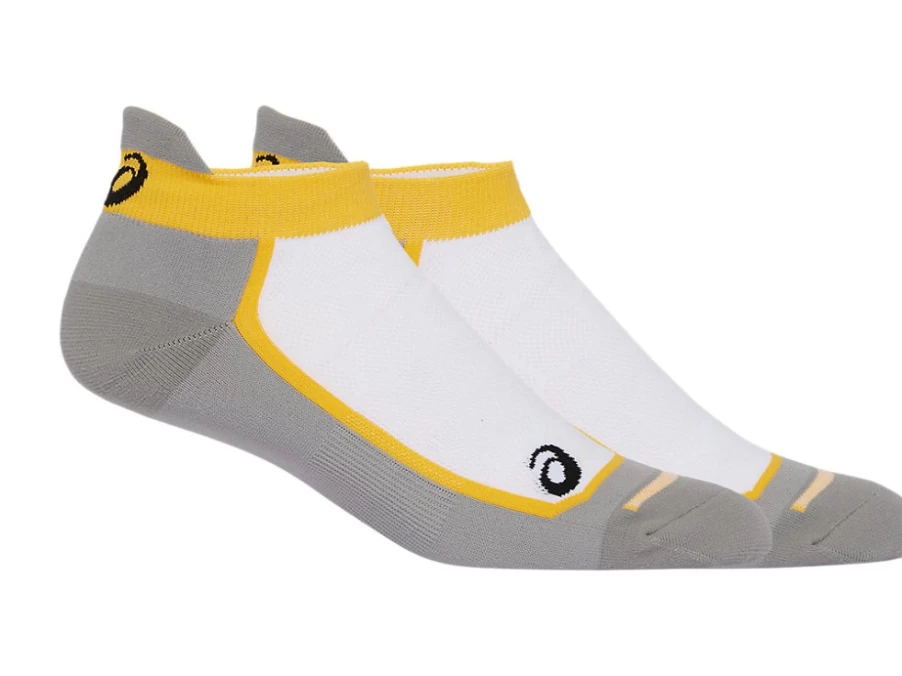 ASICS Men's Road Single Tab Socks - Brilliant White Running Athletic Socks