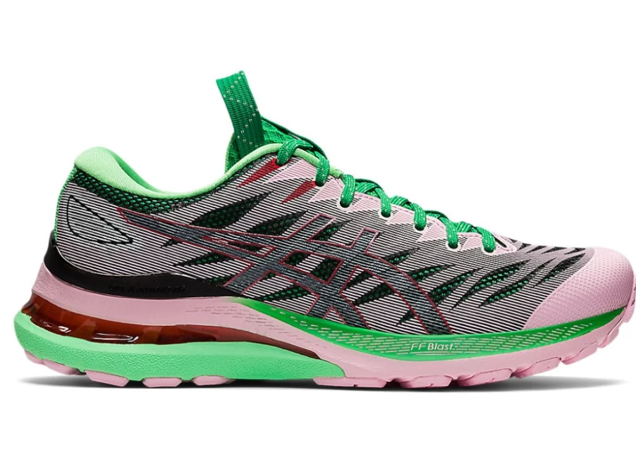 ASICS Women's Gel-Kayano 28 Running Shoes - Sweet Dreams/Green Eyes