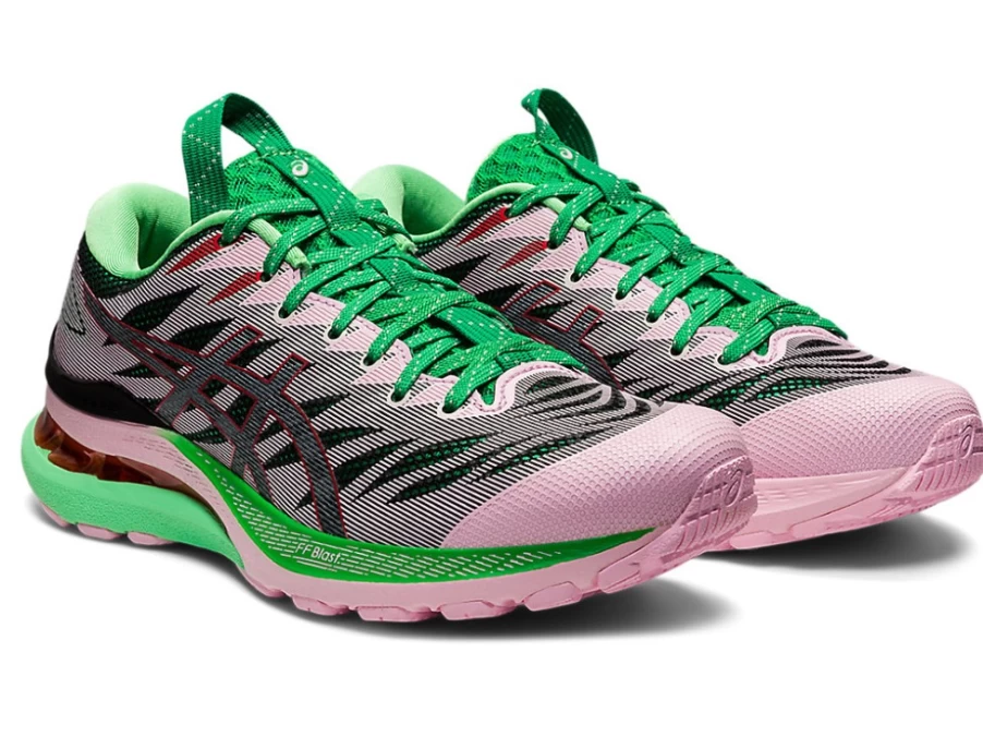 ASICS Women's Gel-Kayano 28 Running Shoes - Sweet Dreams/Green Eyes