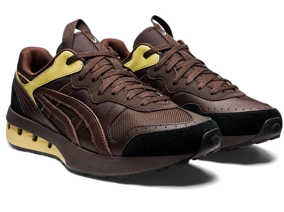 ASICS Men's Un1-S Jogger X81 Running Shoes in Coffee Bean/Dark Brown