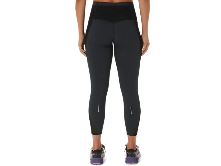 ASICS Women's 7/8 Tight in Performance Black Heather – Distance Supply Running Tights
