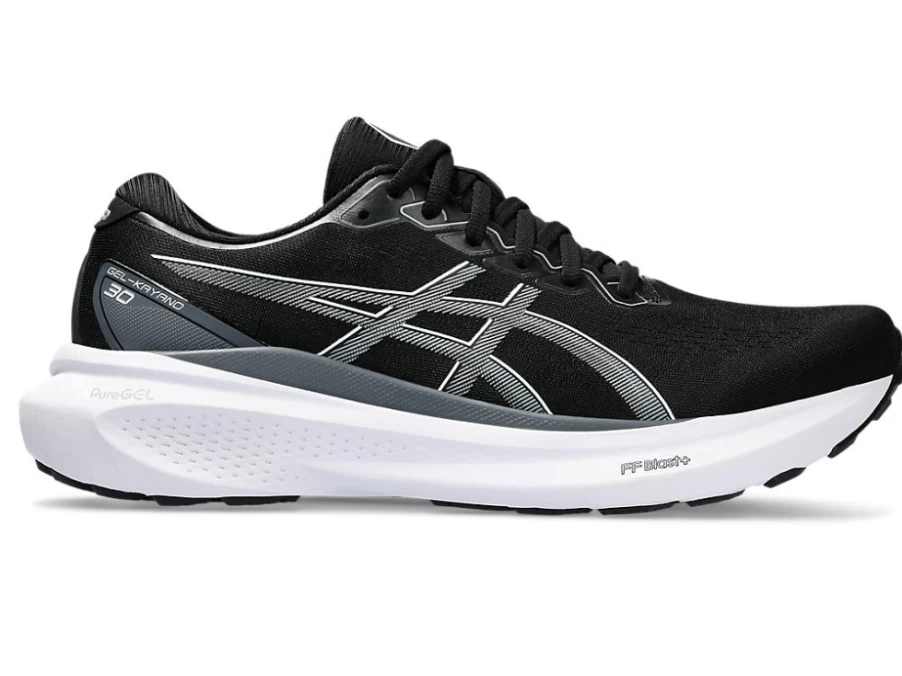 ASICS Gel-Kayano 30 (2E Wide) Running Shoes for Men - Black/Sheet Rock